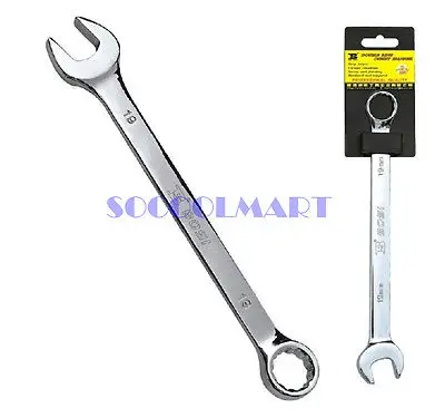 

1Pcs 12 Point 50mm Combination Open Box End Wrench Handy Tool Silver Tone