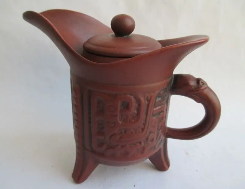 Древний китайский исинский чайник из пурпурного песка на трех ножках | Дом и сад