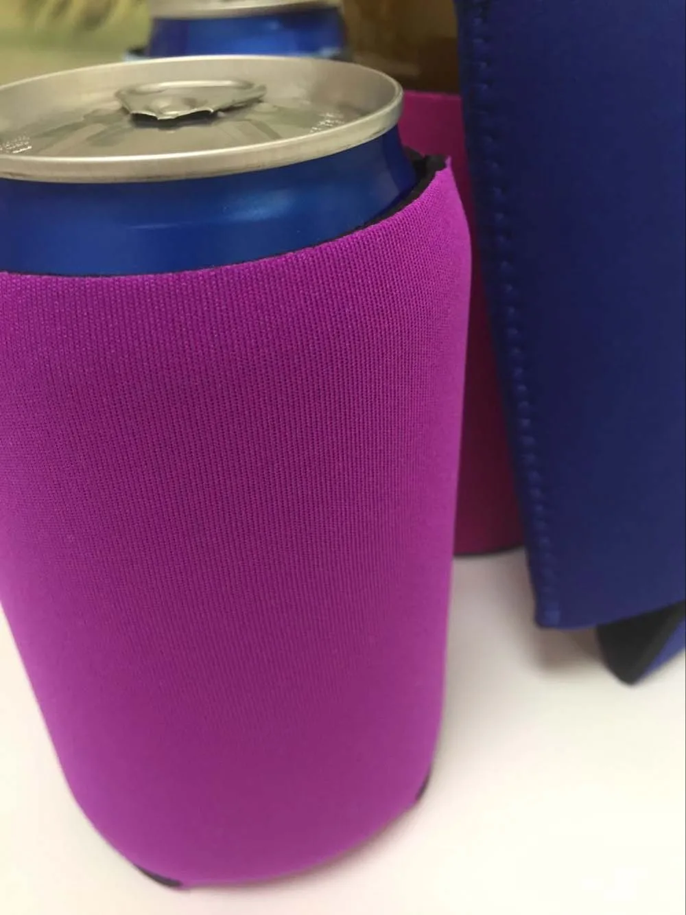 

100pcs/lot Customized Logo printed 3mm Neoprene Stubby Holders Small Order Insulated Stubby Cooler For Beer Wine Wedding
