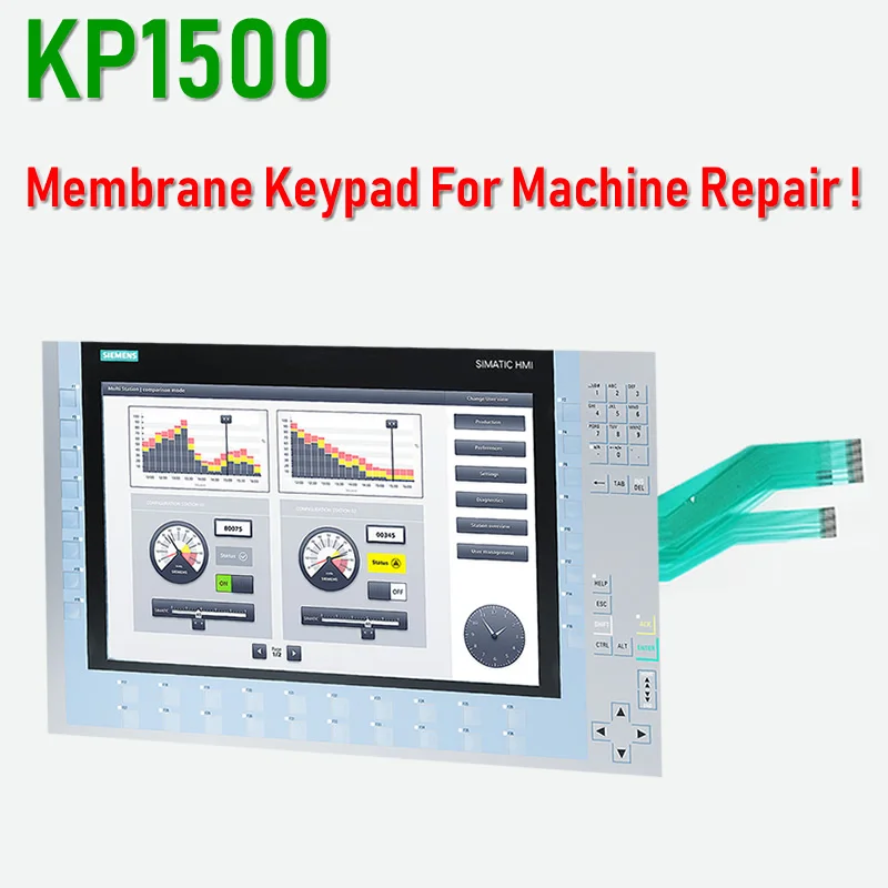 

Мембранная клавиатура 6AG1124-1QC02-4AX0 KP1500 для ремонта панели SIMATIC HMI ~ сделайте это самостоятельно, имеют искусственную