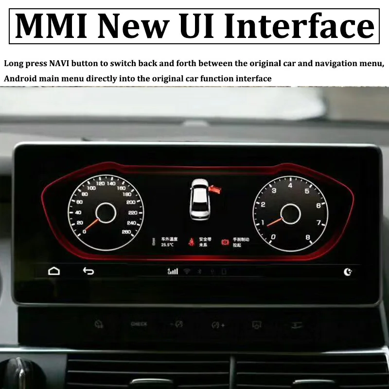 Liandlee автомобильный мультимедийный плеер NAVI 10,25 дюймов для Audi A6 C6 4F 2004~ 2011 CarPlay TPMS Радио Стерео gps навигация