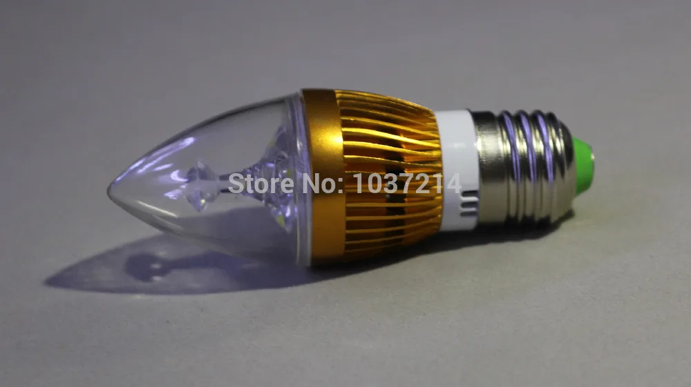 5 шт. светодиодный E27 3 Вт светодиодные лампы в форме свечи 220 V CHANDEL источник света
