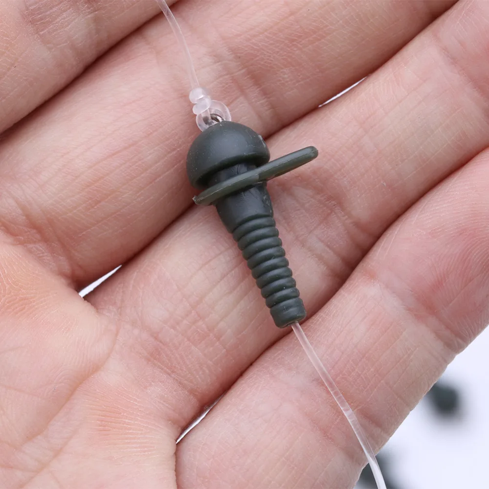 Мягкие безопасные свинцовые зажимы из ПВХ с Вертлюг карп рыболовные снасти