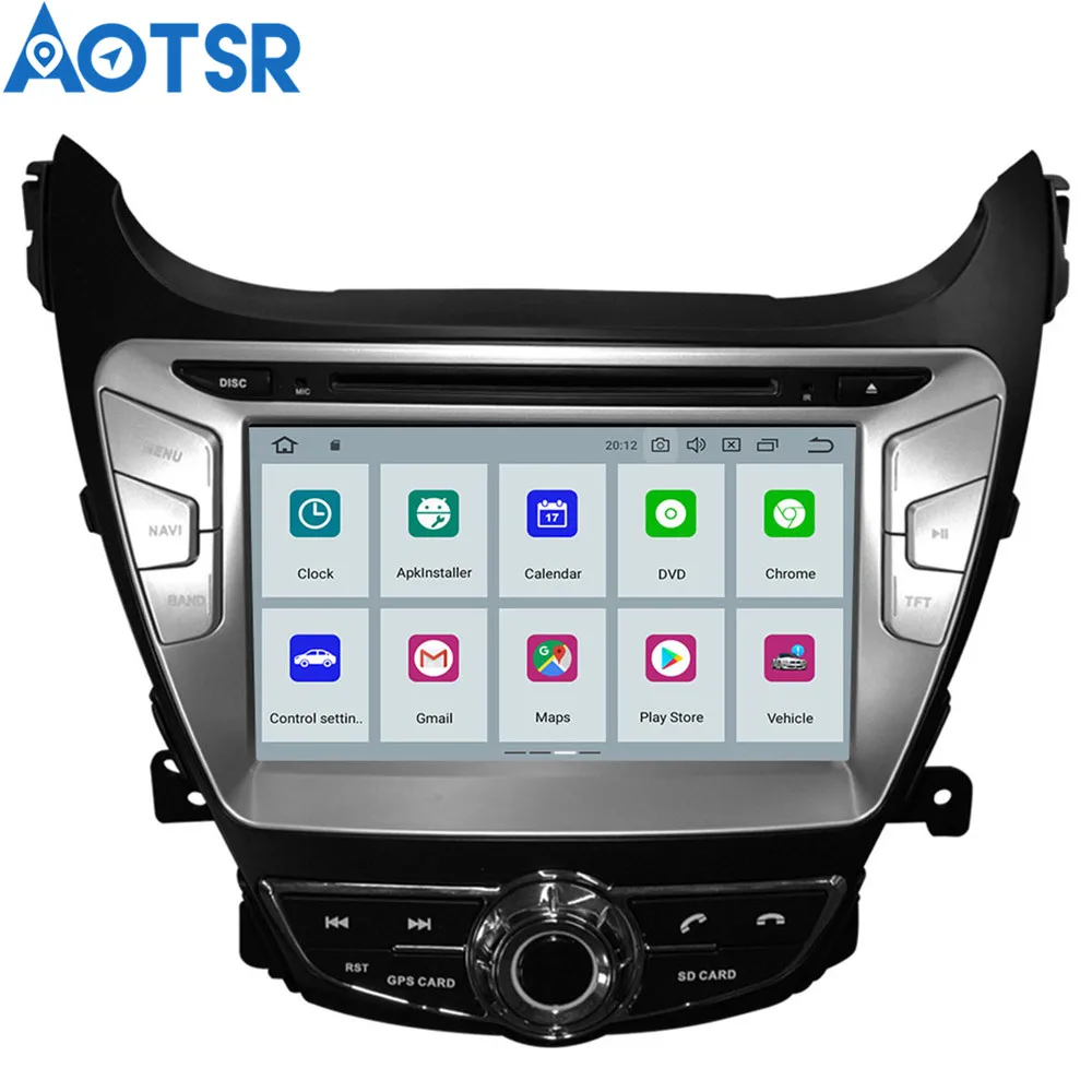 Система мультимедийная Автомобильная на Android 9 0 8 дюймов GPS-навигация для Hyundai