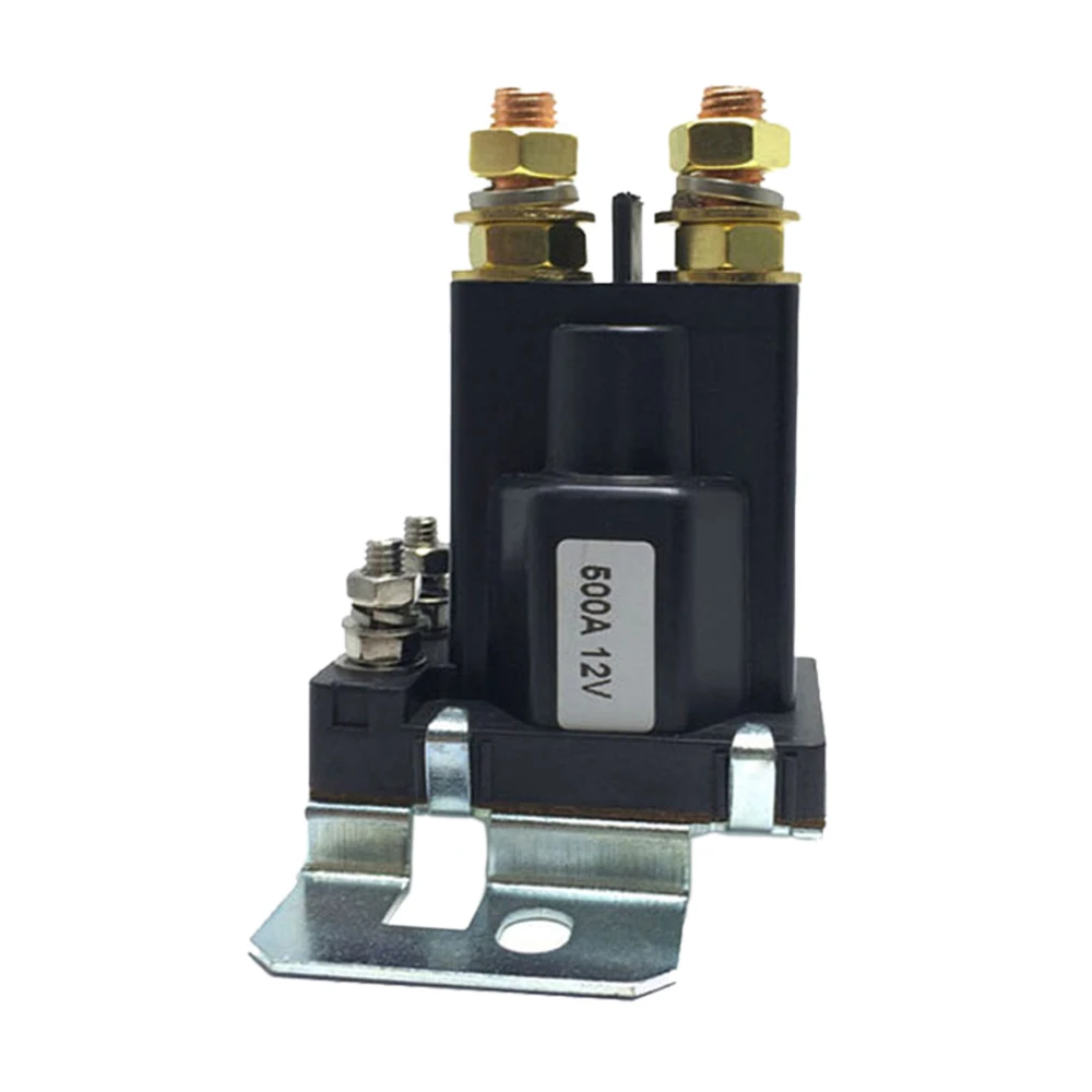 

4 Pin SPST Car Auto Start Relay Contactor 12V 500A Double Battery Isolator Off On Control Start relay for Forklift Engineering