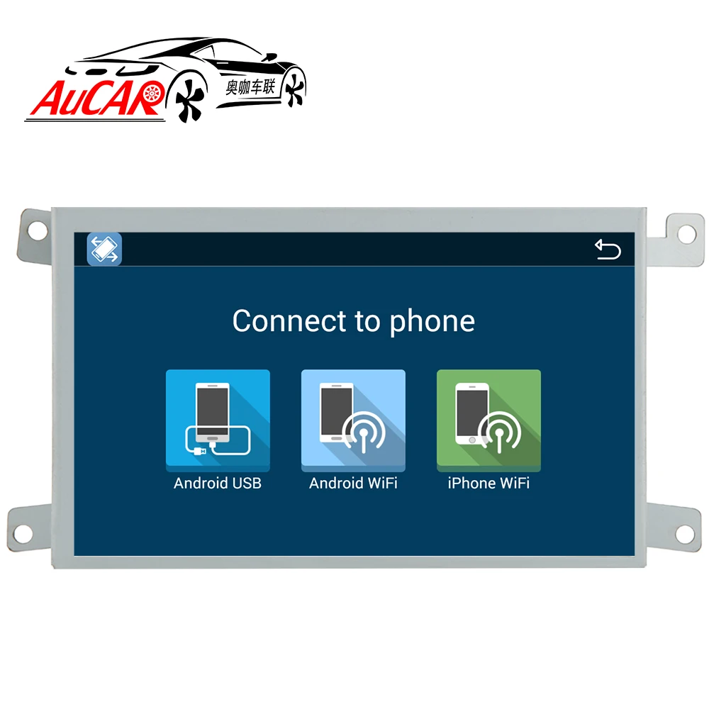 AuCAR Android 6,0 " автомобильный мультимедиа для Audi Q7 LHD RHD автомобильный dvd-плеер 2005-четырехъядерный радио с Bluetooth и GPS wifi 4G стерео ips
