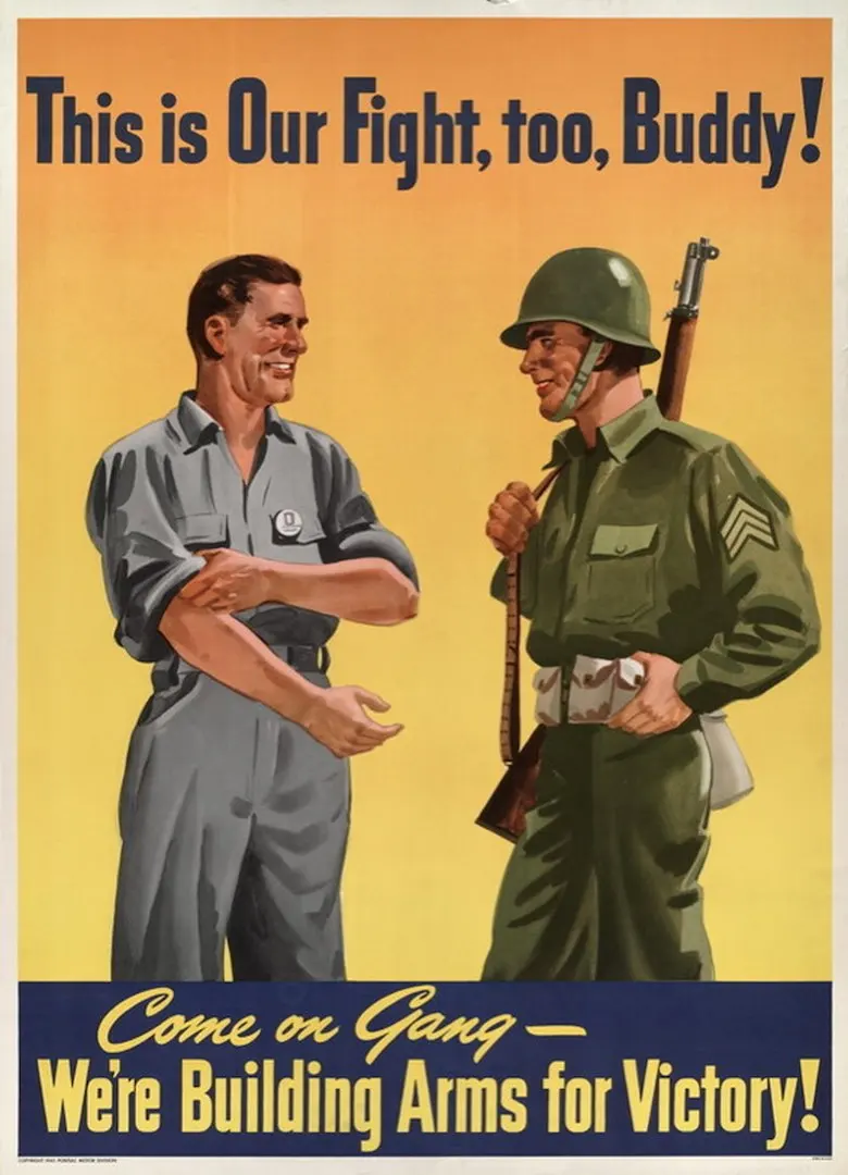 Винтажный пропагандистский постер США WW2 классические картины на холсте Don't Be A