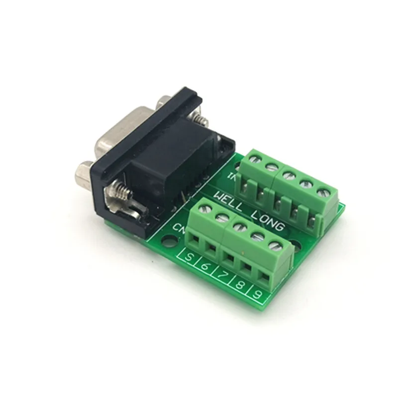 Коммутационная плата DB9 мама коммутационная верхнего слоя модуль DSUB клеммной