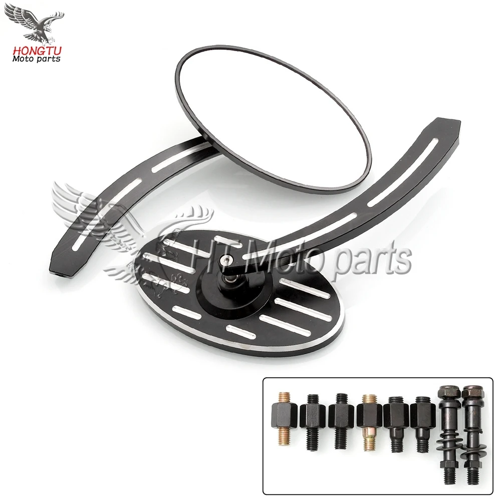 Универсальное зеркало Ellipse CNC для Harley 883 1200 XL Dyna V-Rod Fat Boy Road King Glide Softail Steed Vulcan Drag Star |