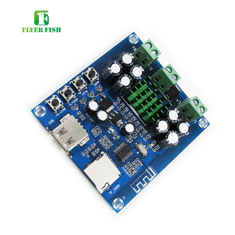 Цифровой Bluetooth усилитель чип плата 2x50 Вт беспроводной HIFI 4 0 Ампер модуль аудио