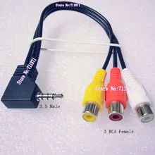 3 5 3RCA кабель штекер к RCA разъем 4 секции гнездо Аудио Видео мм AV R L