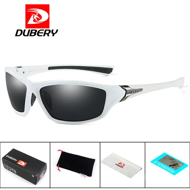 DUBERY, квадратные солнцезащитные очки, мужские, поляризационные, uv400, высокое качество, Полароид, линзы, для вождения, путешествий, солнцезащитные очки, HD очки, мужские, Gafas XH9 - Цвет линз: BUDERY