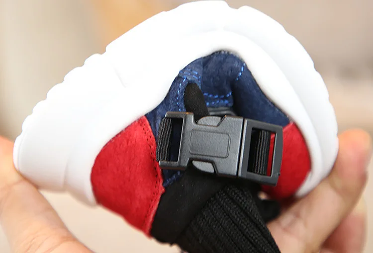 2018 г. осенне-зимние высокие носки для малышей натуральная кожаная мягкая подошва