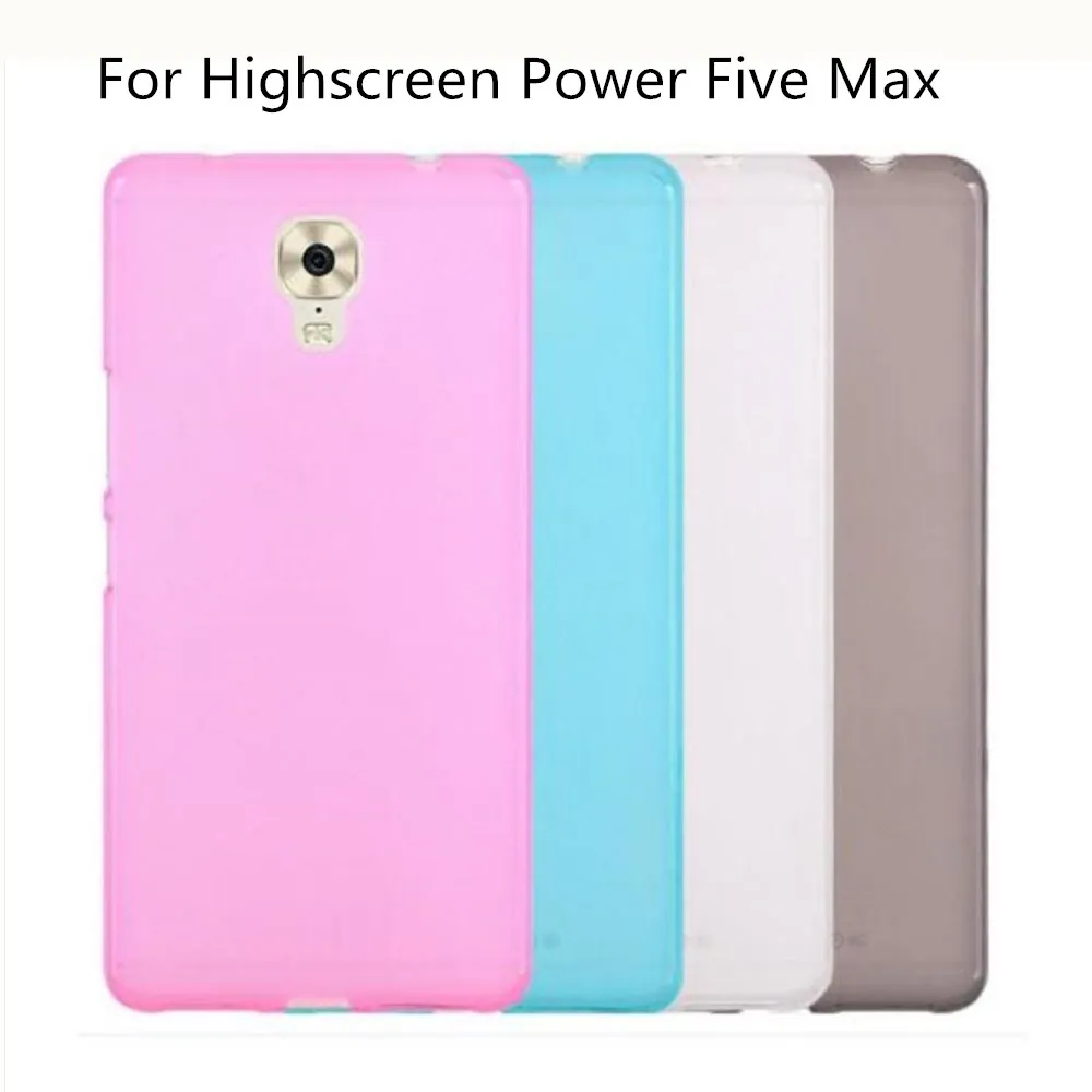 Матовый Силиконовый мягкий чехол для Highscreen Power Five Max|Бамперы| |