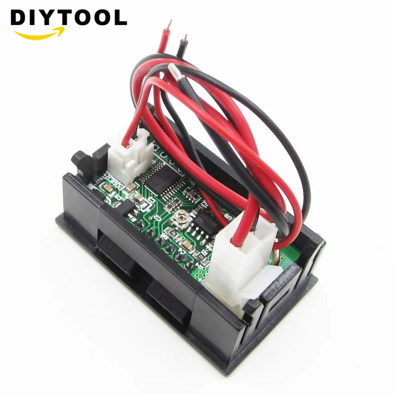 Mini Digital Voltmeter DC 0 To 10A Panel Amp Volt Voltage Meter Tester With Red LED Display | Инструменты