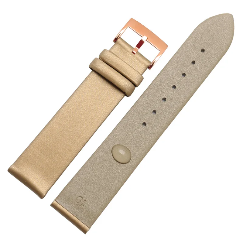 Watchband 12 14 16 17 18 19mm Super Thin Silk Strap With Stainless Steel Buckle For Fashion Women Bracelet +2 pcs pins