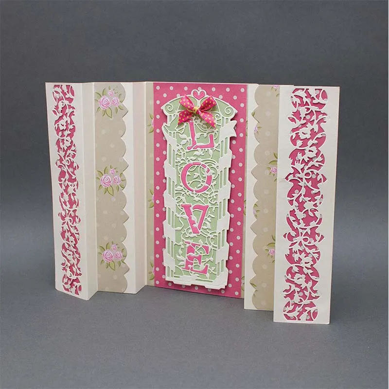 

2019 Valentine Love Frame Metal Cutting Dies Stencils New for DIY Scrapbooking Album Decorative Embossing Card Crafts Die Cut