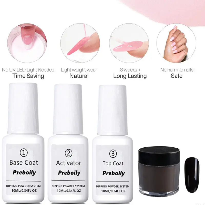 4pcs Set11 4 шт./компл. погружения порошки для ногтей Базовое покрытие градиент французский гвоздь натуральный Цвет голографический блеск для лечения ногтей искусство украшения - Цвет: 4pcs Set11