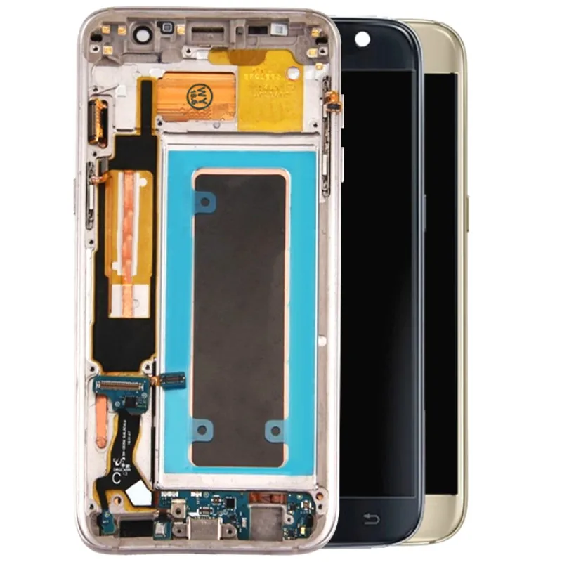 Оригинальный Super AMOLED дисплей 5 дюйма для SAMSUNG Galaxy s7 edge G935 G935F дигитайзер сенсорный