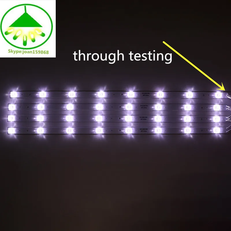 

60pcs/Lot 100% new LED Backlight Lamp strip for 32inch NEW L32F1500-3D 006-P2K1760A 4C-LB320T-YH4 610mm 100%NEW