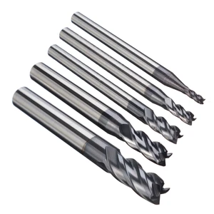 Новинка 1 шт. 23456 мм твердосплавный прямой хвостовик 4 канавки Концевая фреза ЧПУ фреза набор сверл аксессуары для электроинструмента
