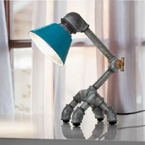 Уникальная винтажная Светодиодная настольная лампа в стиле лофт прикроватный