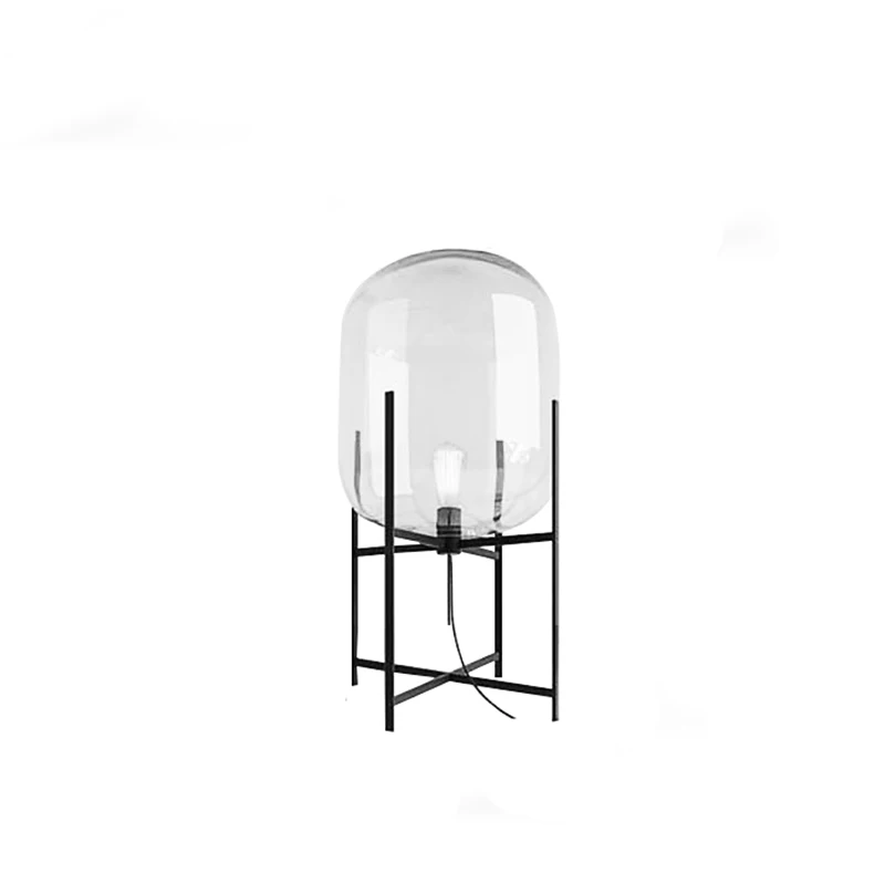 Современный европейский стиль уникальный стеклянный напольный светильник E27 220V