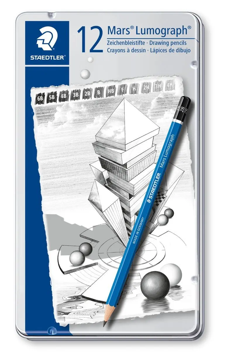 STAEDTLER графитовый карандаш lumographite премиум качества для рисования Марс Олово набор