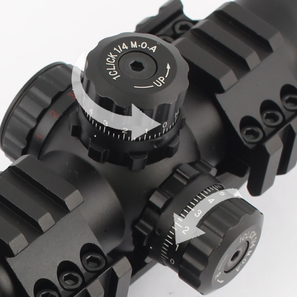 Оптический прицел SPINA OPTICS 1 5 4X30 тактический arisoft с тройной подсветкой и шевронным
