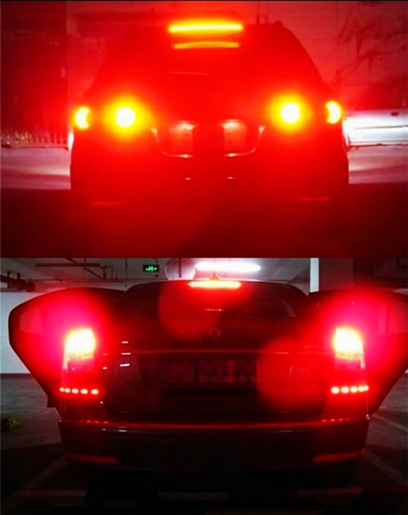 2 шт. T20 7440 W21W WY21W супер яркий 1000LM 15 SMD 3030 светодиодный Янтарный указатель поворота белая автомобильная лампа заднего хода Красный Автомобильный тормозной светильник