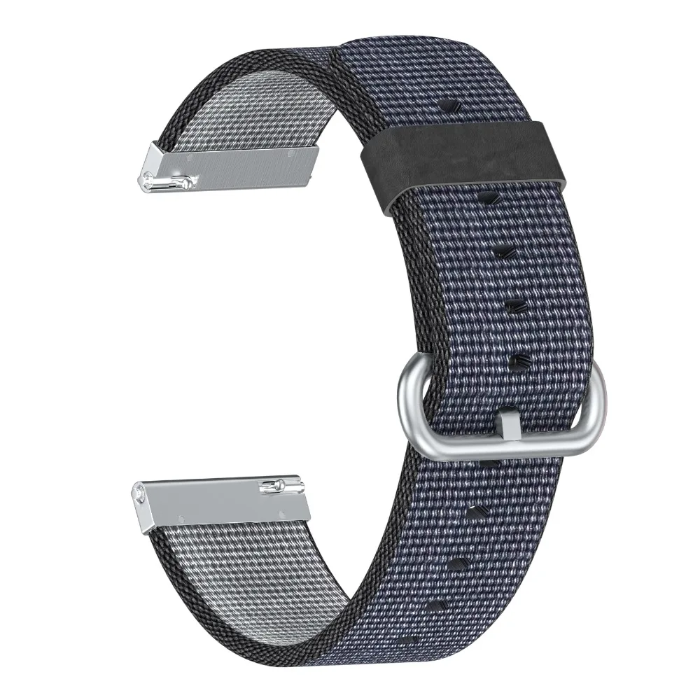 Наружная нейлоновая плетеная холщовая ткань Quick Release Watch Band для Fitbit Versa Lite/Fitbit