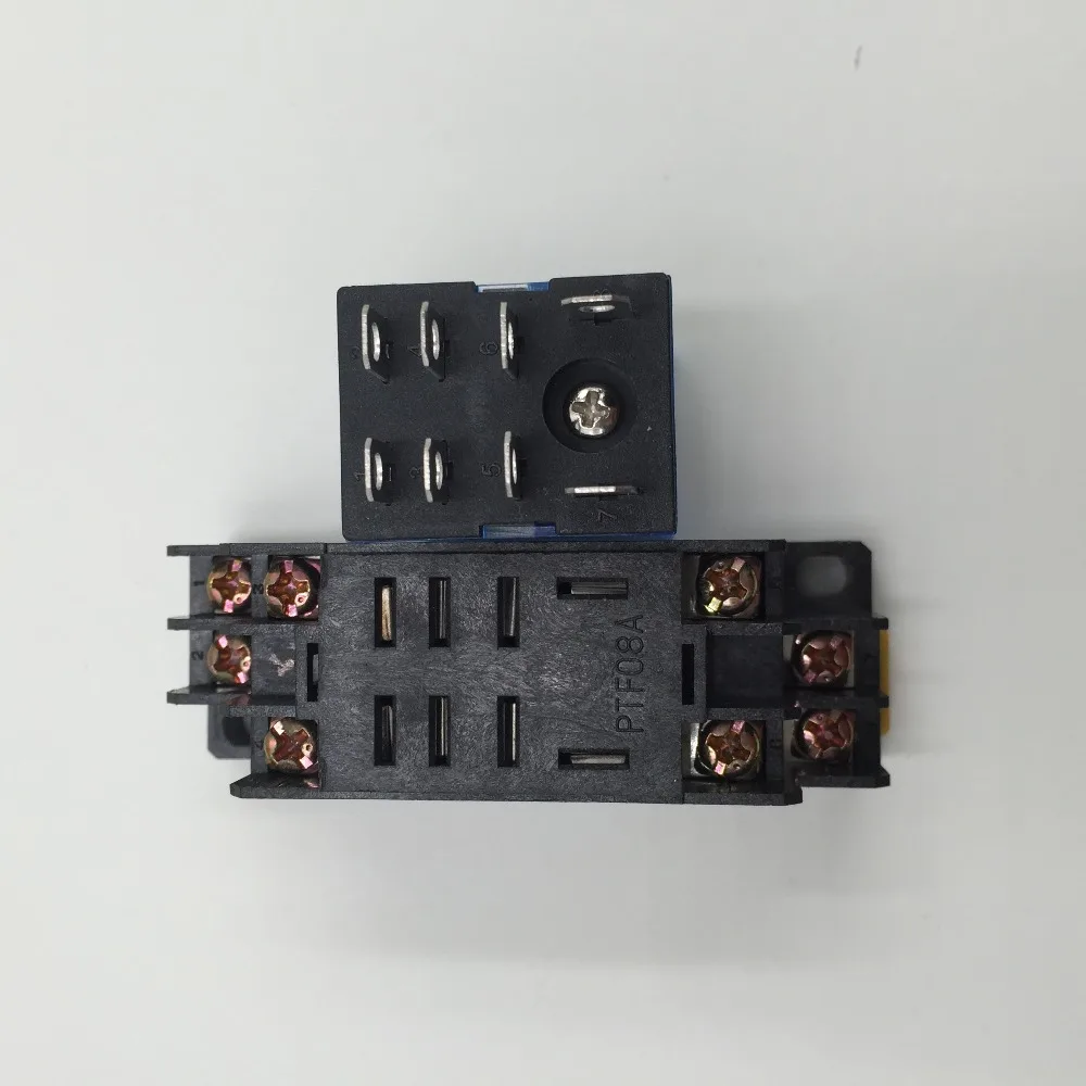 LY2NJ AC 200/220 В катушка 2NO 2NC 8Pin электромагнитное реле w PTF08A разъем|electromagnetic relay|relay