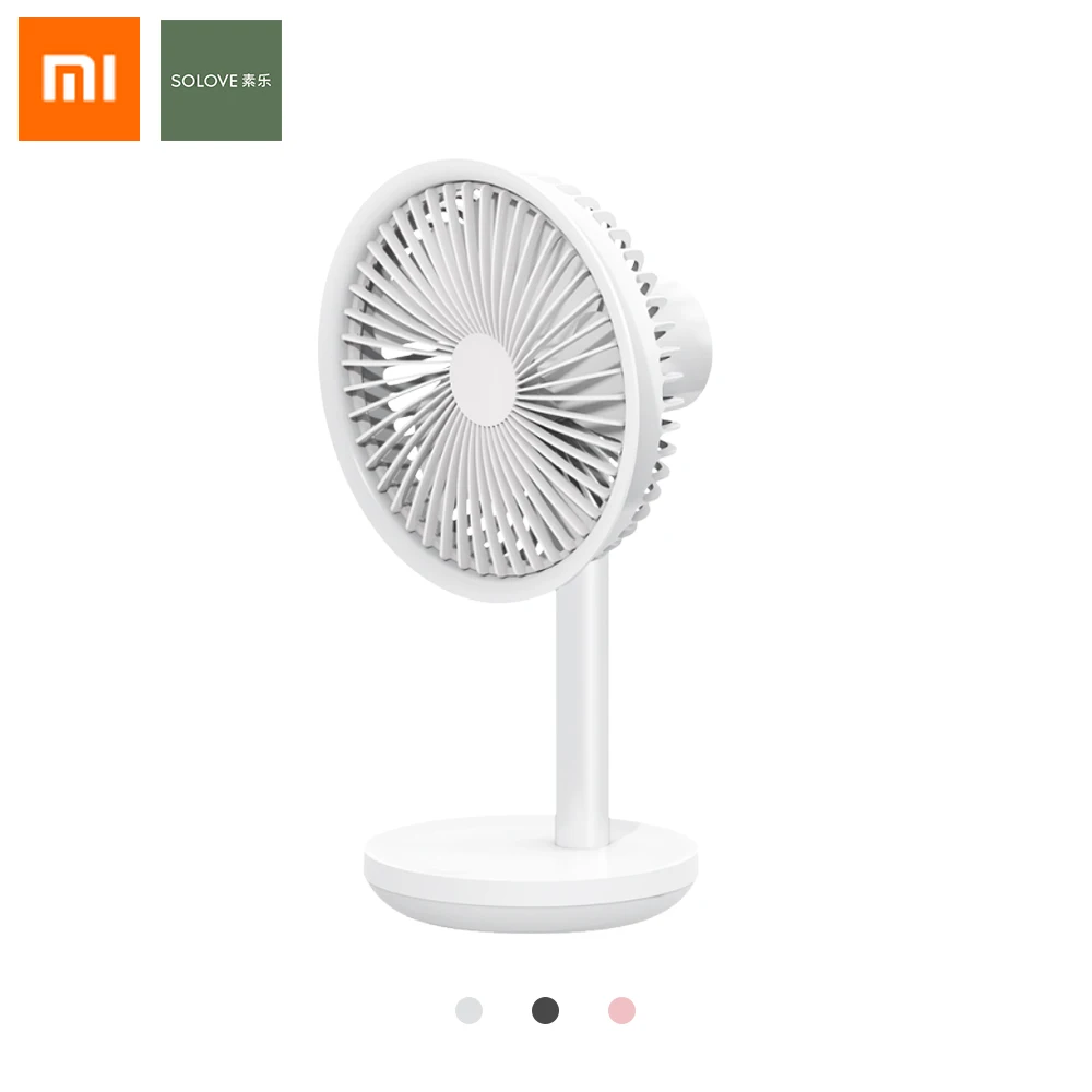 Оригинальный настольный вентилятор Xiaomi SOLOVE 5 Вт с подвижной головкой и