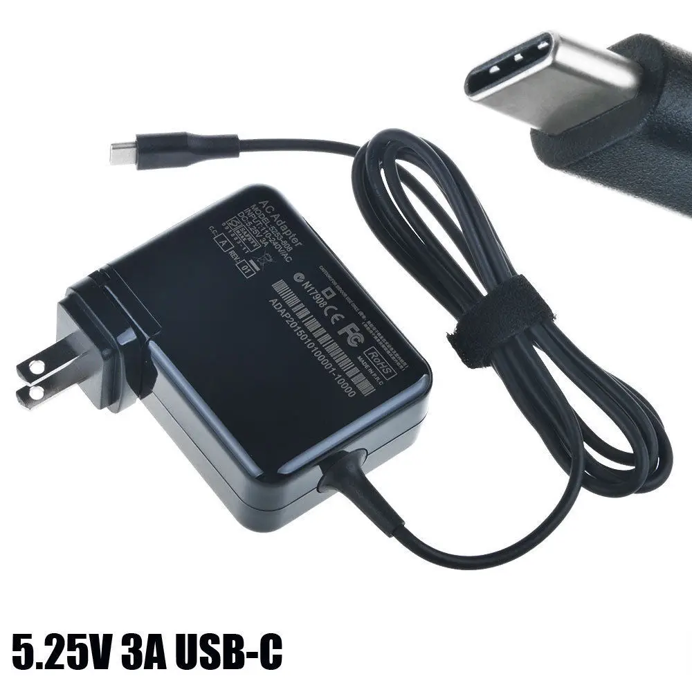 

AC Adapter Charger for HP Non-Smart 5.25V 3A 15W USB type-C Power Supply