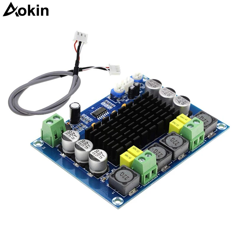 

XH-M543 TPA3116D2 Dual-channel Stereo High Power Digital Audio Power Amplifier Board 2*120W Amplificador DIY Module