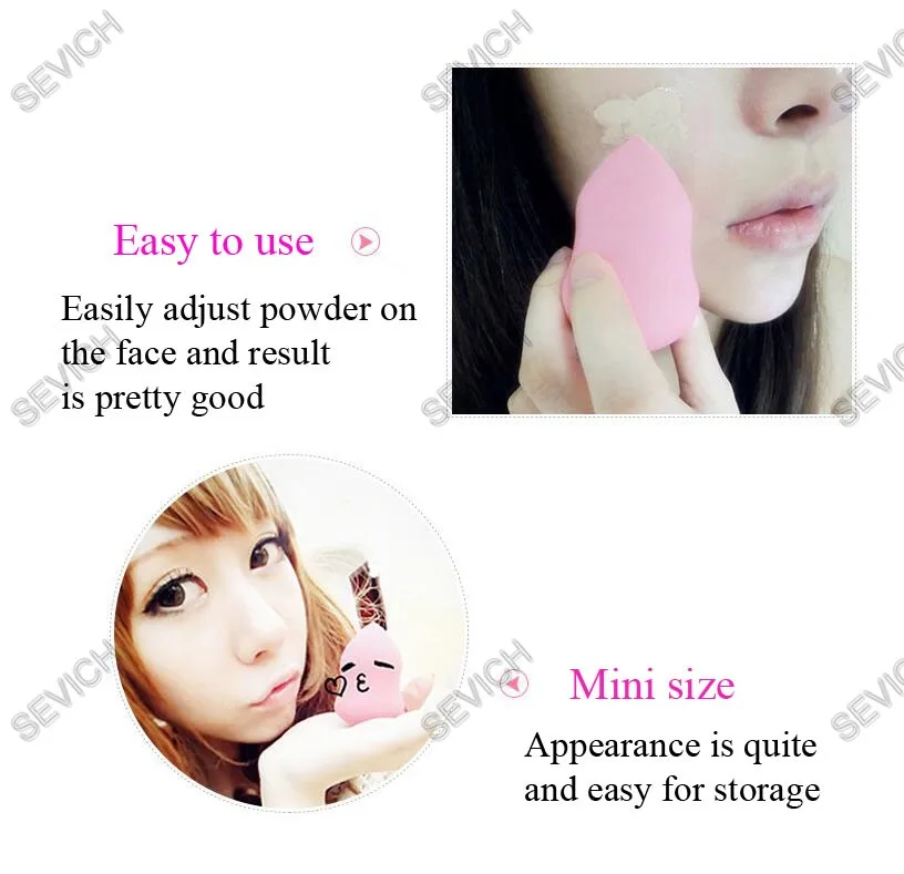 Косметическая губка для макияжа пудра пудры лица смешивания яйцо из мягкой