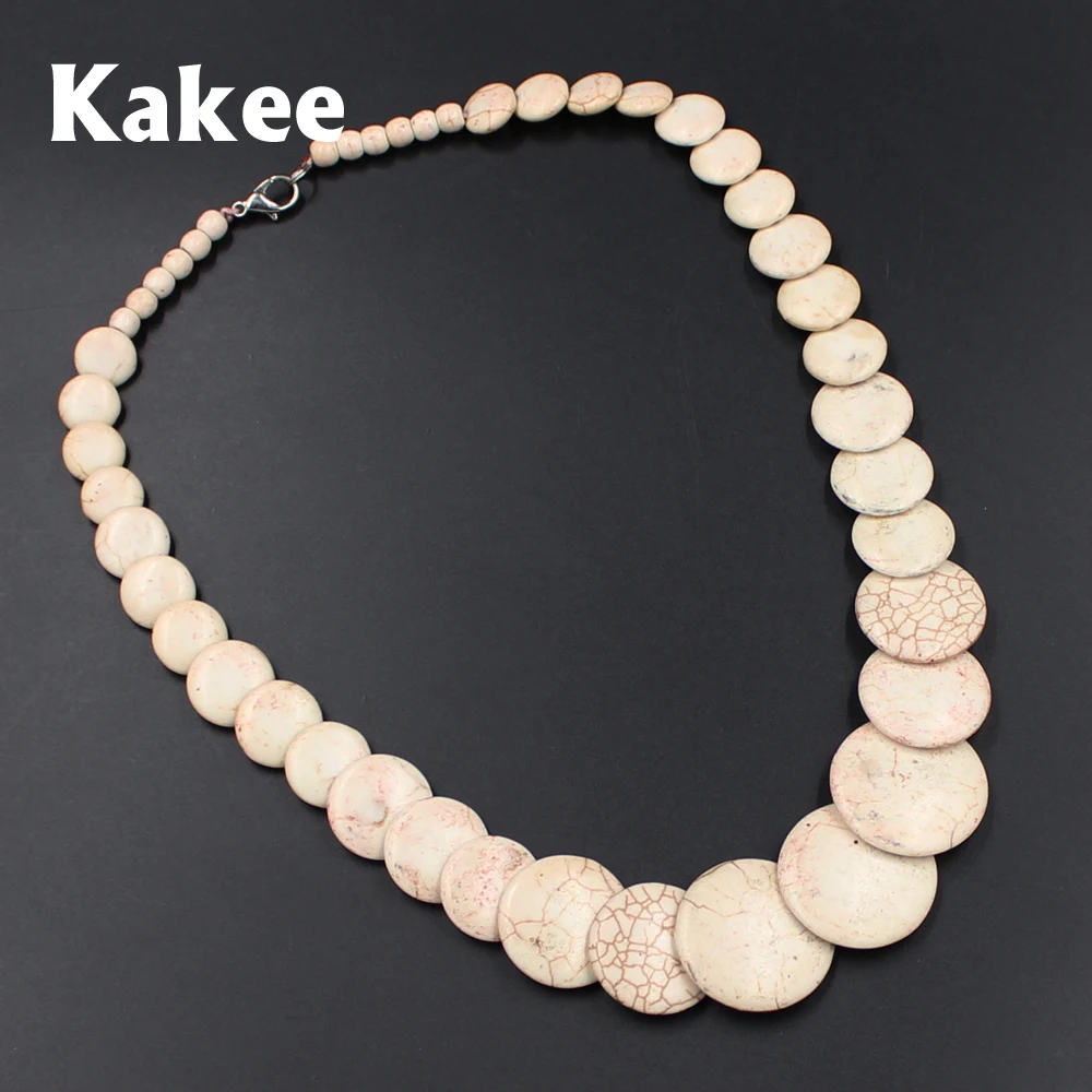 Kakee этнический минималистичный Модный Ювелирный камень круглая нить из бисера