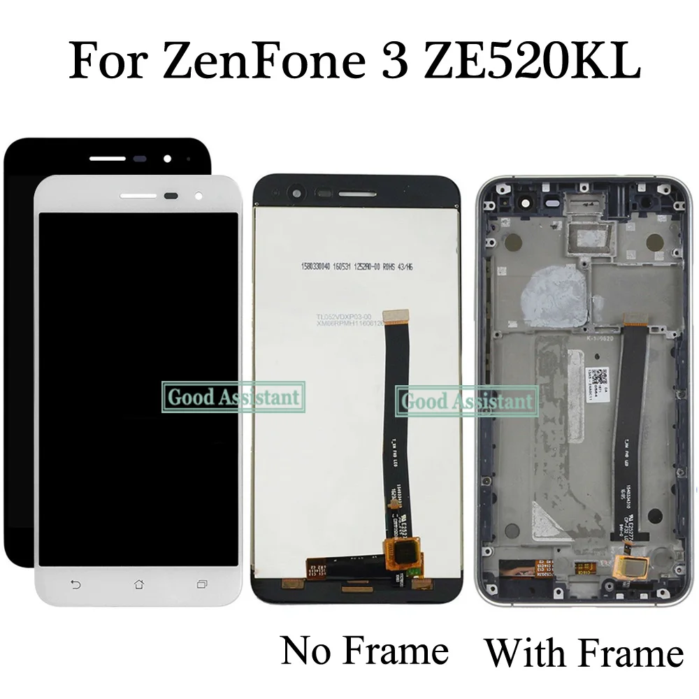 100% протестированный 5 2 дюймовый ЖК дисплей для Asus ZenFone 3 ZE520KL Z017D Z017DA Z017DB сенсорный