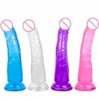 Большой реалистичный фаллоимитатор с присоской, мягкий силиконовый пенис, реалистичный фаллоимитатор, эротические секс-игрушки, секс-продукт для женщин, лесбийских пар