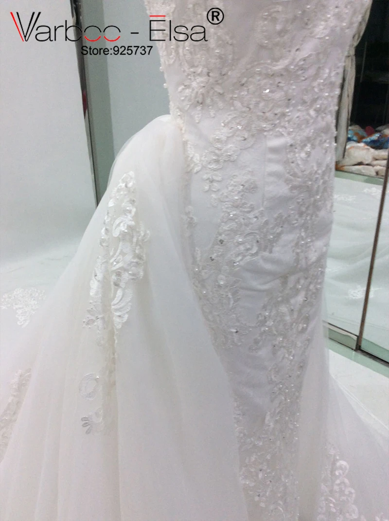 VARBOO_ELSA Vestido De Noiva высококачественное Элегантное свадебное платье белая кружевная