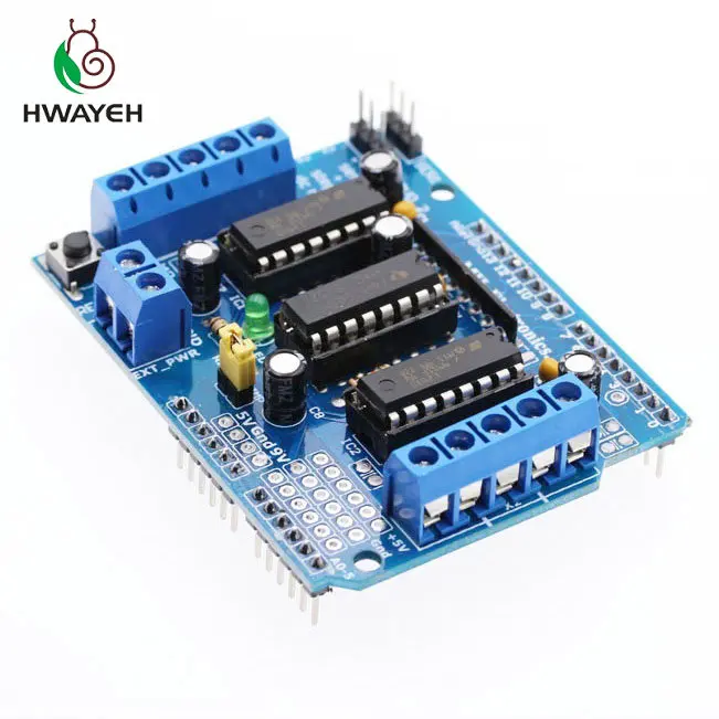 Плата расширения двигателя Duemilanove для arduino L293D 1 шт.|shield l293d|shield for arduinoarduino motor shield |