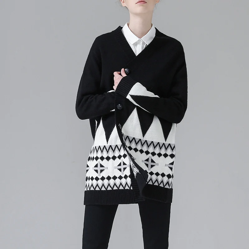 Toyouth Casual Knitting Long Cardigan Female Loose Kimono Knitted Jumper 2018 Warm Winter Sweater Women Tops |