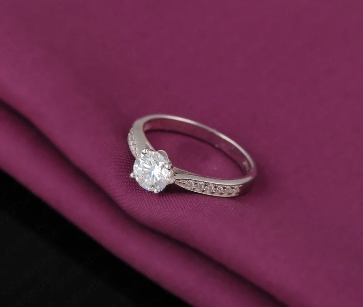 DEVOLOVE 2018 Горячие Кольца Новый Для женщин принцесса Серебряная Цвет женский кольцо