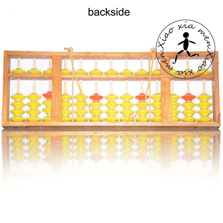 Высокое качество 13 Колонка деревянная вешалка большой размер NON-SLIP Abacus китайский соробан, инструмент в математике образование для учителя XMF018