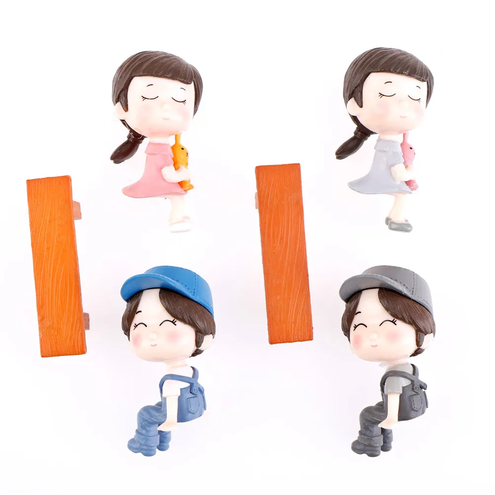 3 шт./компл. DIY Мини табурет пары куклы сказочные садовые миниатюры Декор