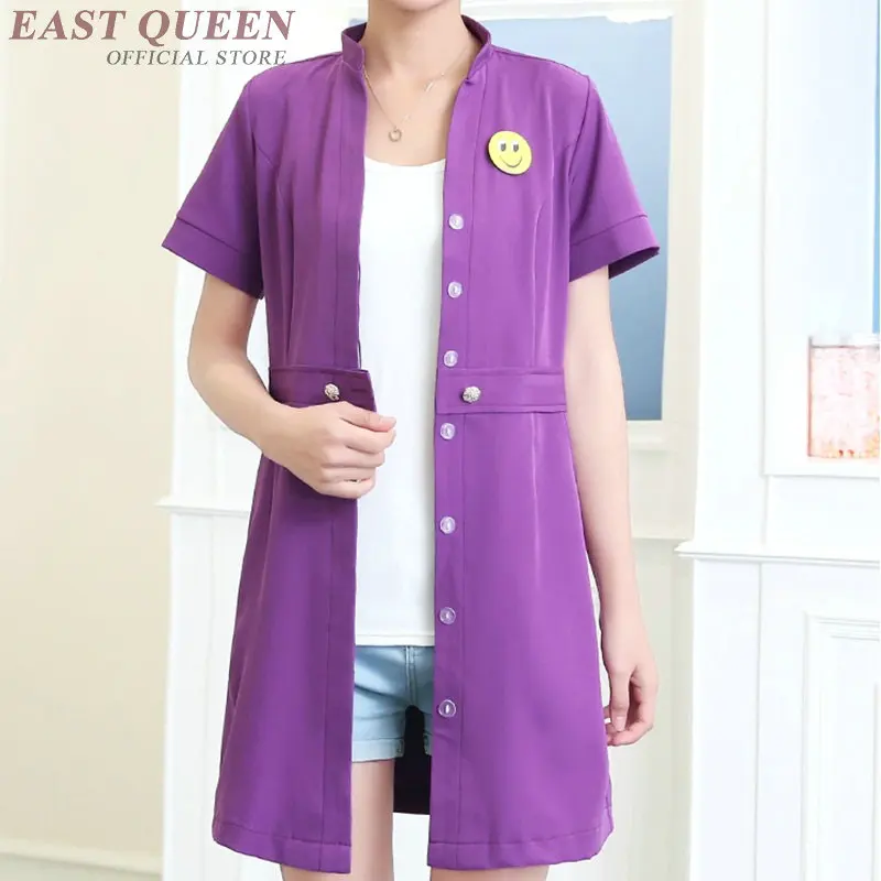 1 Medical nurse uniform clothing beautician massage uniform clothing scrubs medical uniforms women spa uniform FF918 - Цвет: 1