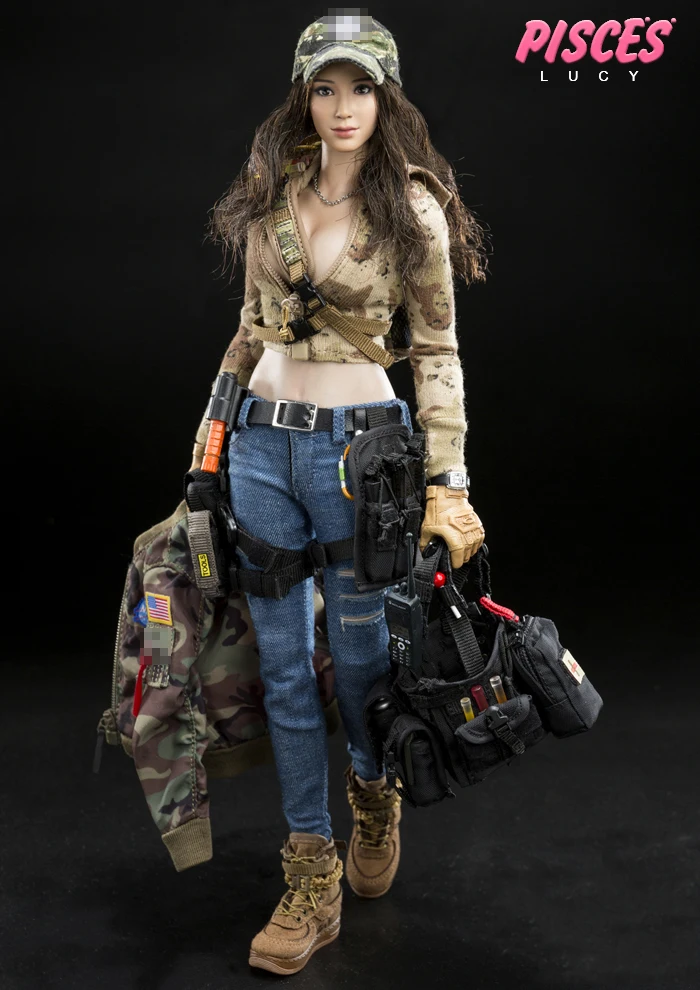 1/6 масштаб DAMTOYS рыбы 1/6 DCG003 NANA DCG0004 LUCY Женская фигурка полный набор для коллекции