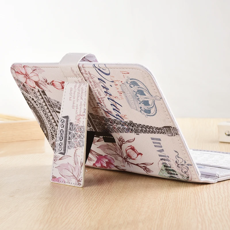 Универсальный кожаный чехол с Micro USB клавиатура и мышь для планшета Lenovo Tab 2 Tab2 A7 30