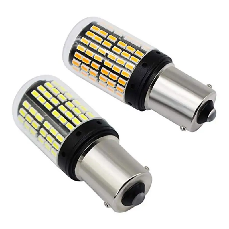 2 шт. T20 7440 W21W 1156 BA15S P21W BAU15 PY21W Автомобильный светодиодный свет сигнальная Поворотная лампа свет задний Реверс лампы задний стоп-сигнал лампы