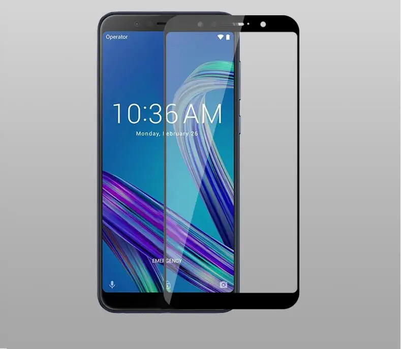 Закаленное 3d стекло для ASUS Zenfone MAX PRO (M1) ZB601KL защитная пленка с полным покрытием
